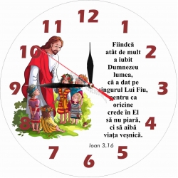Ceas rotund, Fiindcă atât de mult a iubit Dumnezeu lumea